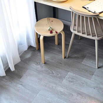 豫之韵 地毯地板革加厚耐磨防水地砖胶垫水泥地直接铺家塑料pvc地垫 加厚款式 7021灰木纹 1平米 需要定做