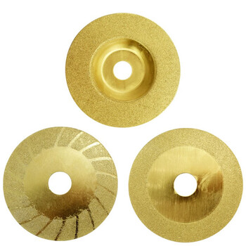 冰禹 BY-6024 金刚石切片抛光打磨片 金刚砂玻璃切割片陶瓷切片玉石翡翠磨边片 金色切片 波纹