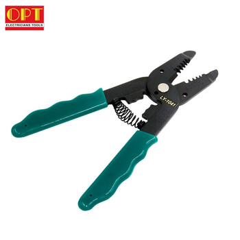 台湾OPT手动多功能剥线钳轻便电工剥线剪破线刀带压接功能LY-1041 LY-1041 其他