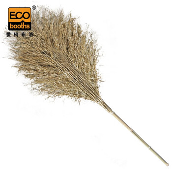爱柯布洛 竹竿大扫把（1把）户外环卫大号笤帚长2.2m4斤大竹扫把物业建筑清洁笤帚221148