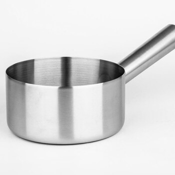 庄太太 口径16CM 不锈钢水勺厨房水瓢加厚长柄水勺厚实耐摔水壳水舀