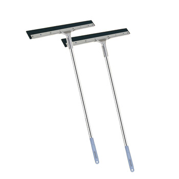 亿丽佳 不锈钢商用地刮推水器体育馆酒店大厅停车场地板路面刮水器（铝合金85cm） 5件/组
