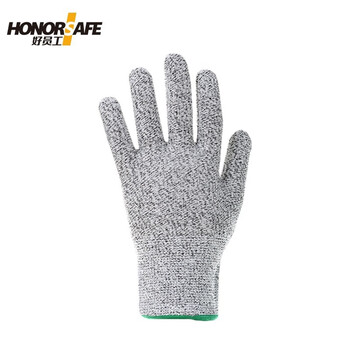 好员工 HPPE防割手套PE-101 13针耐磨耐用劳保手套 机械维修金属加工手套 10付 L码