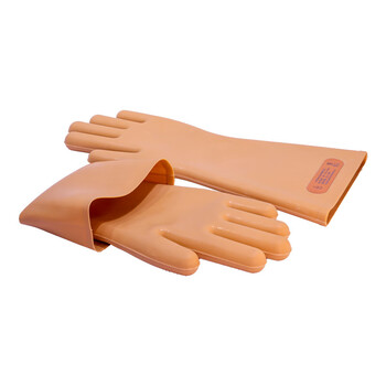 星工(XINGGONG)橡胶5KV绝缘手套 低压带电作业用电力电工劳保手套