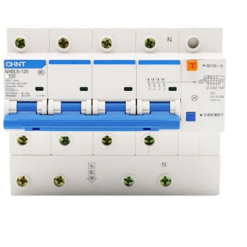 正泰NXBLE 125 4P D100 30mA正泰CHNTBYD断路器 D型 空气开关 710061100000166 带漏电保护