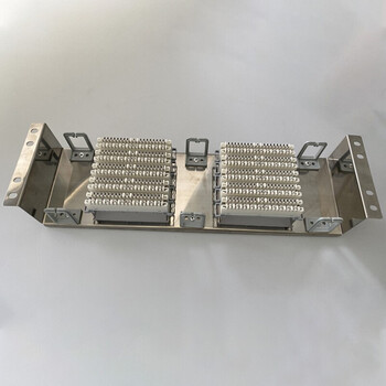 讯浦 VDF配线架 100对 音频电话模块配线架 19英寸机架式 XC-VDF-100