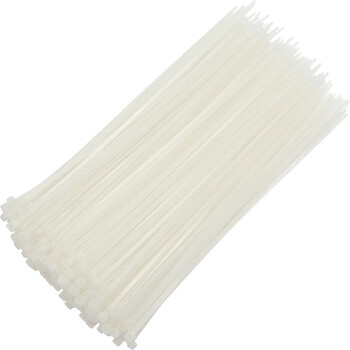 卡夫威尔 自锁式尼龙扎带大号加长 扎线带 小号扎带理线带束线带捆扎带 4.0*250mm 白色 200支装 OT1014G