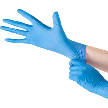 君御 SF7504一次性丁腈手套蓝色耐用型（5g）-S*1盒 100只/盒