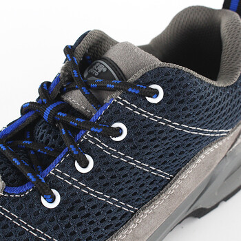 求同6101夏季款劳保鞋翻毛皮防砸防刺穿防静电耐磨防滑PU双密度底彩虹系列安全鞋 38