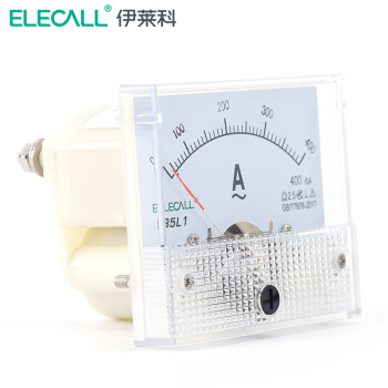 伊莱科(ELECALL)85L1指针式交流电流表 白色 1A