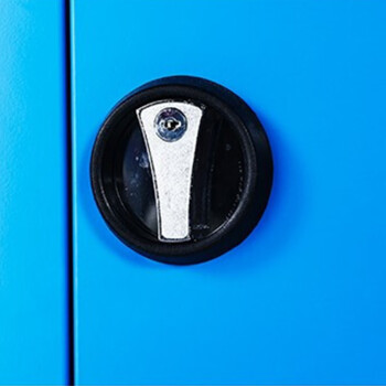 震迪车间工具柜五金零件存储柜整理柜蓝色可定制SD2536九层无挂板