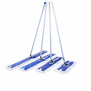 白云清洁（baiyun cleaning）尘推110CM 酒店物业商用平板拖把棉纱线清洁排拖地拖  1个装