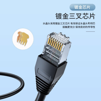 千天（Qantop）CAT5室外无氧铜非屏蔽成品带水晶头网线 70米 QT-W113H