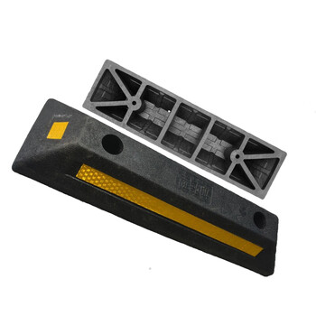 竹特 挡车器 橡塑车库限位器 橡胶车轮车位定位器 600*160*100mm 4.5KG（企业定制）