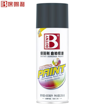 保赐利/BOTNY自喷漆 手喷漆 金属防锈油漆 光油清漆 型号：B-1088 NO.190 400ml/200g 1瓶