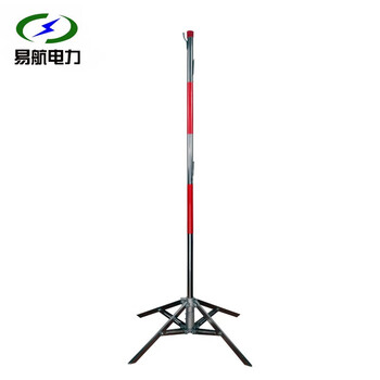 易航 安全围网支架 安全警示带支架 不锈钢伞式敦式围栏支架 定制链接