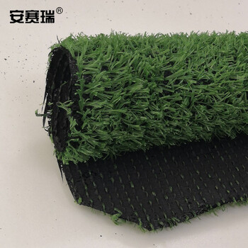 安赛瑞 仿真草坪人造塑料假草坪2×10m 1.5cm加密军绿 700586