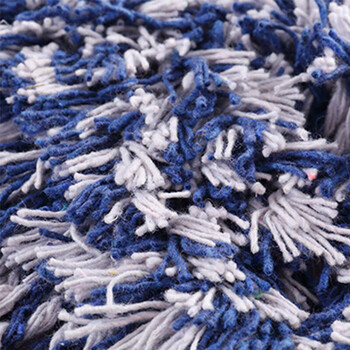 金诗洛 KSL062 平板拖把 排拖工厂酒店可替换棉纱拖把保洁 40CM（蓝白-替换头）