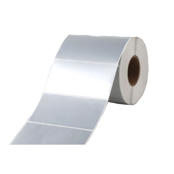 冰禹 BYlf-126 冰禹哑银龙不干胶标签 亚银龙贴纸 防高温 防水标签 条码贴 60*40*1000