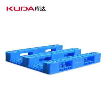 库达12510C网格川字置8根钢管塑料托盘仓库叉车塑胶卡板栈板垫仓板地堆物流仓储托盘1250x1000x150mm