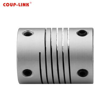 COUP-LINK 卡普菱 弹性联轴器LK1-19M(19.5X24.5) 铝合金联轴器 定位螺丝固定螺纹式联轴器