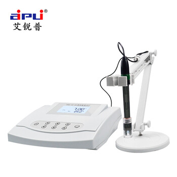 艾锐普 PHS-3C台式酸度计高精度PH值测试仪酸碱度测量仪带温补ph计  PHS-3C-01(0.02手动温补带存储)  现货