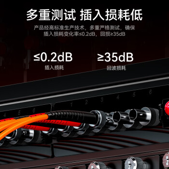 胜为（shengwei）工程电信级光纤跳线 LC-ST多模双芯3米 62.5/125低烟无卤环保外被 收发器尾纤 FMC-206