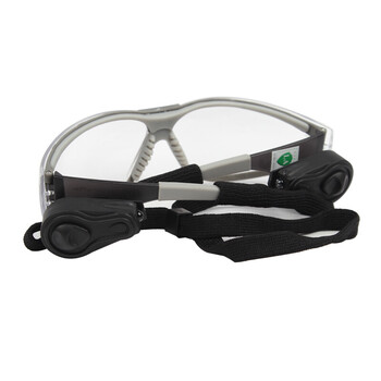 3M护目镜11356防冲击防雾聚碳酸酯镜片侧翼照明系统防护眼镜1副装货期7天