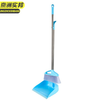 京洲实邦 颜色随机 扫把簸箕套装软毛扫帚卫生间多用刮水 JZSB-8023