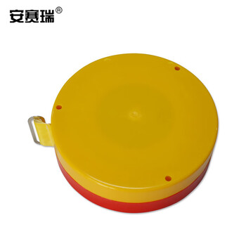 安赛瑞 盒装警示隔离带（注意）盘式警戒带 可回收式警示带 5cm×100m 11112