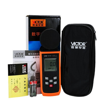 胜利仪器（VICTOR）照度计照度计光度计测光仪亮度仪高精度流明可见光亮度仪 VC1010C 标配现货