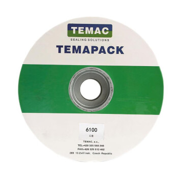 TEMAC/太美6100纯石墨盘根 泵阀耐高温高压填料密封16*16mm 5KG/卷 可定制