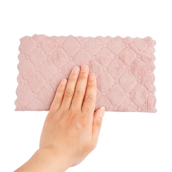 庄太太【50条30*30cm】洗碗布双面双色擦锅洗碗巾厨房不沾油不掉毛可挂式抹布加厚百洁布