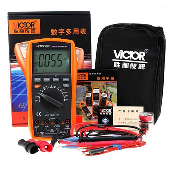 胜利仪器（VICTOR）数字万用表自动量程万用表数字智能高万能表电流表 VC88E 标配现货