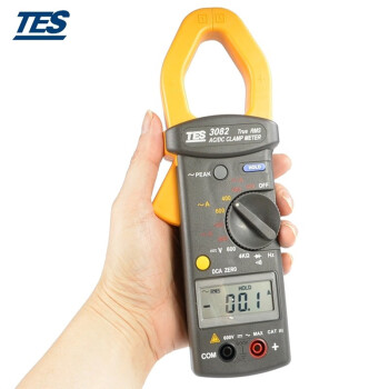 泰仕 TES-3082 钳形表 钳形万用表 数显钳形电流表 １年维保