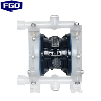 FGO 气动隔膜泵耐中等腐蚀 工程塑料+F46特氟龙 DN15 1/2寸 1m³