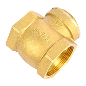 匡建仪表（CONJANT）卧式黄铜止回阀 内螺纹加厚单向阀 逆止阀水泵阀水管水表阀 DN50 