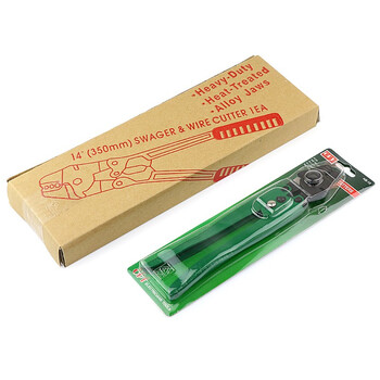 台湾OPT】钢索压接钳 铝套筒压线钳 HS-24钢丝绳1-5mm HS-24 铬钒合金钢