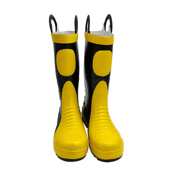 02款消防靴 消防员灭火救援防护靴 防火靴 耐燃防滑防砸防水雨靴 消防员装备靴子42码