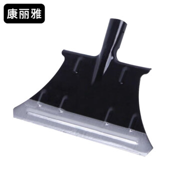康丽雅 K-0206 木柄全钢破冰铲 环卫路面除冰铲冷库冰镐雪锹 黑色平头整套