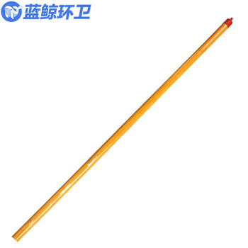 蓝鲸环卫【蓝白螺纹杆40cm】老式宽头棉线拖把LJHW-N0004