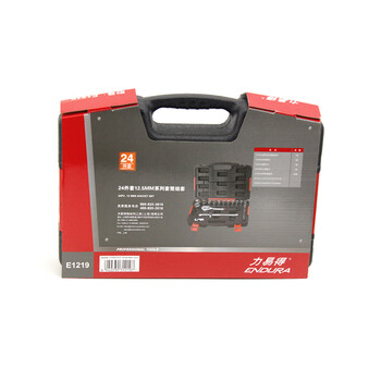 力易得(ENDURA)E1219 24件套12.5mm套筒组套套棘轮套筒扳手汽修组套