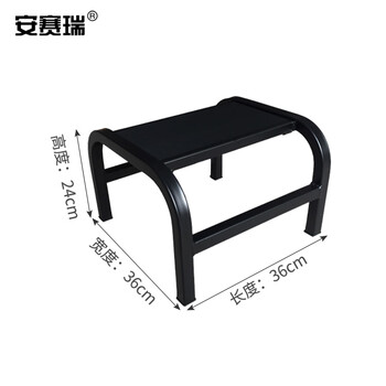 安赛瑞 铝合金梯凳 多功能便携一步梯 踏步爬梯登高平台脚踏凳 方凳单层 200222