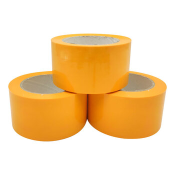 飞尔（FLYER）PVC警示胶带 斑马线车间地面标识 彩色标识划线地板胶带【黄色 30mm×33m】10卷起批