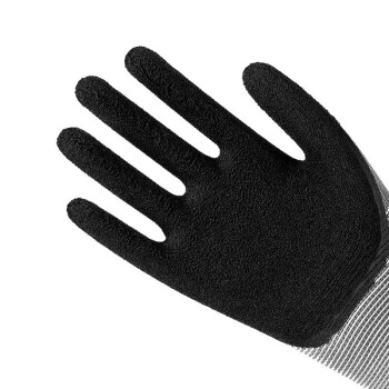 盛港 劳保手套 乳胶发泡手套女士专用防滑耐磨透气涂胶手套维修机床工地作业-361（12付）