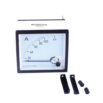 伊莱科(ELECALL)机械指针式电流表SF-96CP-9630/5-3K/5A黑白色交流100/5A7