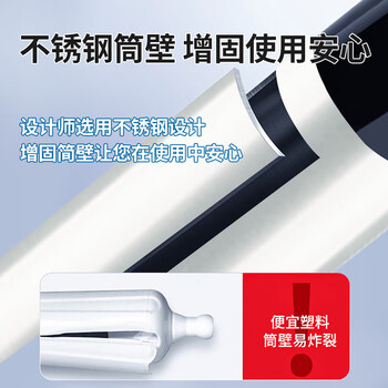 巨奇严选不锈钢材质管道疏通器通马桶神器一炮通下水道疏通器