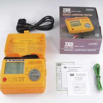 泰仕 TES-1800A 回路/断路测试器 回路阻抗测试仪 1年维保