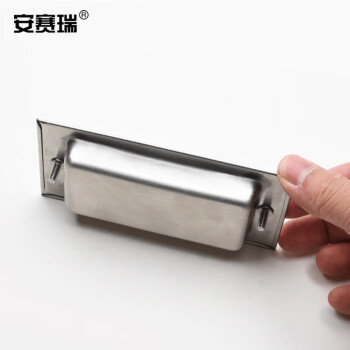 安赛瑞 不锈钢嵌入式拉手 304不锈钢暗装免开槽门把手 长度120mm宽度91mm 430770