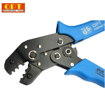 正品台湾OPT压线钳SN欧式针管压接钳裸端子绝缘接线钳 SN-06 SN-06 其他 现货